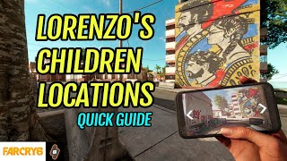 ALL Lorenzos Children Locations Yaran Story Seeds of Love  Far Cry 6 Walkthrough [upl. by Lirret]