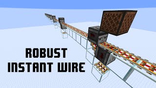 Robust Instant Wire  Minecraft [upl. by Henson]