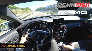 Review of my Mercedes AMG A45 RENNtech  4K POV Review [upl. by Anauq551]