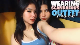 WEARING SCANDALOUS OUTFIT PRANK  Valerie Urbano [upl. by Menis]