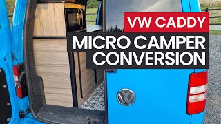 VAN TOUR Volkswagen Caddy Micro Camper Conversion [upl. by Naeloj947]