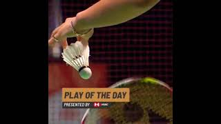 Longest Rally  Play of the Day  Mix Double Badminton SF [upl. by Ahsemac966]