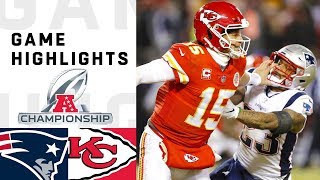 Patriots vs Chiefs AFC Championship Highlights  NFL 2018 Playoffs [upl. by Wexler]