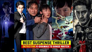 10 Best Thriller Detective Korean Dramas Packed with Mystery [upl. by Villada698]