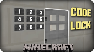 Minecraft  How to make working Combination Locks [upl. by Oirramed63]