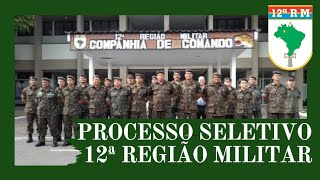 SEJA MILITAR TEMPORÁRIO  12ª RM [upl. by Ahsayn]