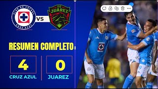 SUPER MAQUINA  CRUZ AZUL GOLEA A BRAVOS JUAREZ Y VA POR RECORD PARTIDO recreacion🎮 [upl. by Aneehsat263]