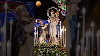 PROCESSIONE DI MARIA SS DEL ROSARIO IN SAN DOMENICO 2024 neiperte festa palermo processione [upl. by Notsae]