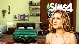 Construí el DEPA de CARRIE BRADSHAW en Los Sims 4 [upl. by Feodore]