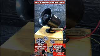 DENSO 2 TONES FOR BRAKE AND REVERSE BACKING ALARM BACKHORN HOLYHORNS BACKHORNS truck backhorn [upl. by Deragon274]