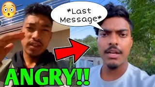 Anil Sunar Message To Thakuri Vlog  😳  Thakuri Vlog Serious Reply  Rajkumar Thapa Maga [upl. by Naujik320]