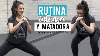 Rutina intensa y matadora de piernas  20 minutos GymVirtual [upl. by Helve]