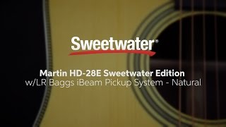 Martin HD28E Sweetwater Edition wLR Baggs iBeam Pickup System by Sweetwater [upl. by Ameekahs]