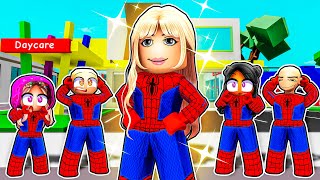 DAYCARE TEACHER UNDERCOVER SUPERHERO Roblox  Brookhaven 🏡RP [upl. by Evonne]