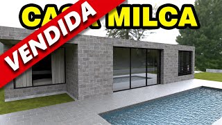 CASA DE 10X15 METROS 🚧 CASA CAMPESTRE MODERNA DE 150 M2 EN COLOMBIA 1 PISO CON PISCINA O ALBERCA [upl. by Afatsum]