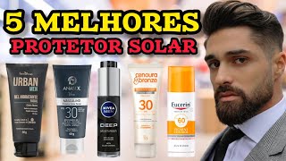 5 Melhores Protetores Solar Masculino [upl. by Weir116]