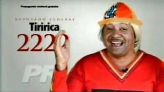 Campanha de Tiririca para deputado federal 110910 [upl. by Annovad]