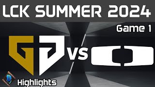 GEN vs DK Highlights Game 1 LCK Summer 2024 GenG vs Dplus KIA by Onivia [upl. by Yrral]