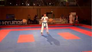 Karate1 PL Final Salzburg 2012  Kata male  BUDELLI vs DIAZ [upl. by Codding]