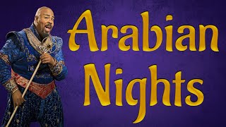 Arabian Nights backing track karaoke instrumental Aladdin Broadway [upl. by Notserk]