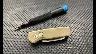 How to disassemble and maintain the ProTech Runt 5 Pocketknife [upl. by Clarence]