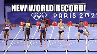 Womens 400 Meter Hurdles Finals Were Crazy  Sydney McLaughlin VS Femke Bol  Paris Olympics 2024 [upl. by Nilved]