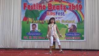 DILRASHA SINGLE DANCEfestino beatz 2k19kids fest [upl. by Wattenberg]