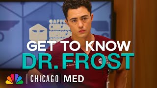 Get to Know Darren Barnet as Dr John Frost  Chicago Med  NBC [upl. by Airol66]