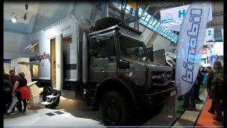 Bimobil EX 435 Expedition Offroad Camper vehicle RV MB Unimog U 4023 walkaround and interior K0333 [upl. by Latham]