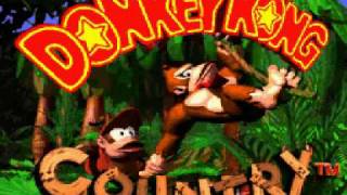 Donkey Kong Country Music SNES  Main Theme [upl. by Noraa]