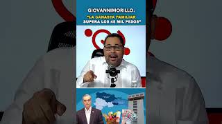 GIOVANNI MORILLO “La Canasta familiar supera los 45 mil pesos en RD” crisiseconomica [upl. by Areema]