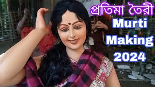 Murti making 2024  thakur banana dikhao  pratima toiri kora [upl. by Jackquelin788]