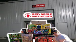 Red Apple Fireworks Black Friday Store Walkthrough and 1000 Buy [upl. by Zelikow272]