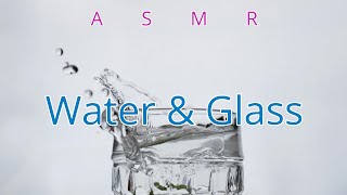 ASMR Water Therapy Glass Sounds for Ultimate Relaxation 🥃 [upl. by Nohtan]