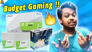 Nvidia T600 The new budget king  T600 vs 1050 ti vs T400 Gaming Benchmarks Test [upl. by Aramo675]