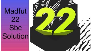 Frankfurt Sbc Bundesliga Hybrids Madfut 22 Sbc Solution [upl. by Liam]