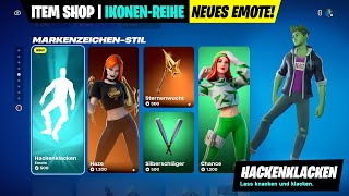 Fortnite  Item Shop  Neues IkonenReihe Emote quotHackenklackenquot  Showcase [upl. by Airdnekal]