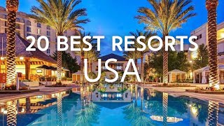 20 Best Resorts in the USA [upl. by Aleusnoc]