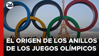 PARIS 2024 ¿Cuál es el origen de los anillos de los Juegos Olímpicos [upl. by Aicilav]