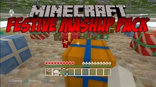 I found Santas Grotto  Minecraft Festive MashUp Pack [upl. by Dnalyaw]