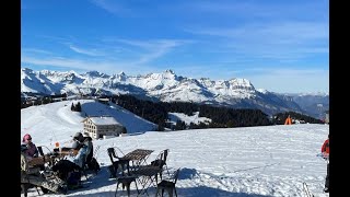 Megeve Snow Report  28 January 2024 [upl. by Dremann]