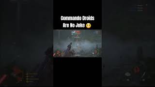 Star Wars Battlefront 2 Commando Droids Are No Joke starwarsbattlefront2 [upl. by Landbert]