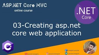 03 Creating ASPNET Core web application in Darija Arabic [upl. by Cherise]