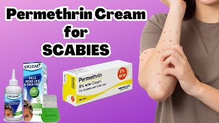 How To Use Permethrin Cream To Get Rid Of Scabies  Lyclear Dermal Cream [upl. by Anih]