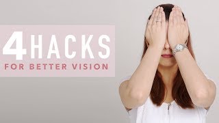 4 Exercises For Better Vision  Eye Yoga [upl. by Sitoiganap]