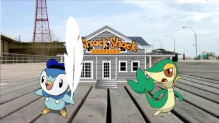 No Service A Mickey Snivy Cartoon Pokemon Shorts Disney Shorts Thanksgiving special [upl. by Aguste599]