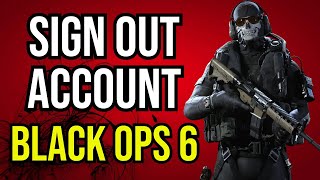 How to Log Out of Activision Account amp Change Account BO6 Black Ops 6 PC PS4 PS5 Xbox One Serie [upl. by Ethbinium]