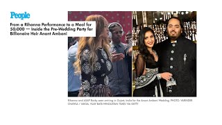 Indian billionaire heir Anant Ambani hosts extravagant threeday prewedding party • FRANCE 24 [upl. by Aneela518]