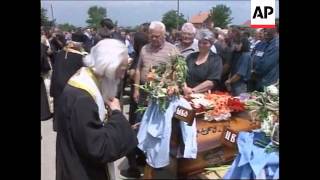 KOSOVO GRACKO FUNERALS OF SERB MASSACRE VICTIMS V [upl. by Schecter315]