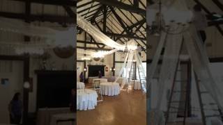 Time Lapse of ceiling drapery [upl. by Glaser]